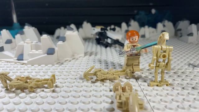 Obi wan Kenobi vs battle droids (lego stop motion) смотреть онлайн