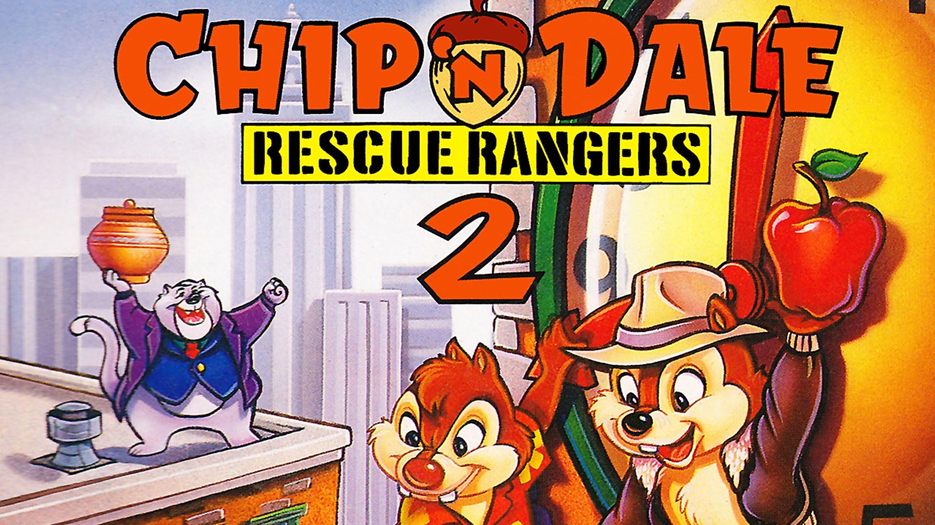 Chip and Dale Rescue Rangers 2 dendy (Чип и Деил 2 - полное прохождение)