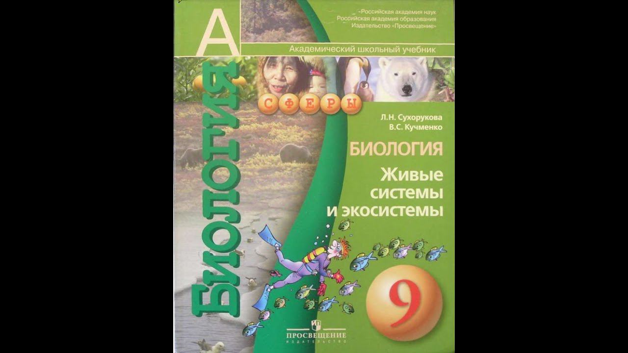 Биология (Л.Н.Сухорукова) 9к §48 Среды жизни. Биосфера и её границы