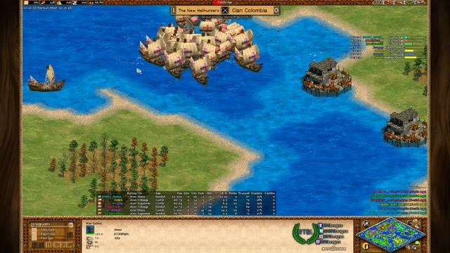 AoC S40, D1, R1 - NHN vs. CLB, Game 2 - Age of Empires II: The Conquerors Clan League Season 40 смотреть онлайн