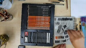 Обзор угольных карандашей. Часть 3. Faber Castell, Generals, Nitram