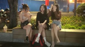 Vietnam Hochiminh City Nightlife Scenes Bui Vien So Many Pretty Ladies!