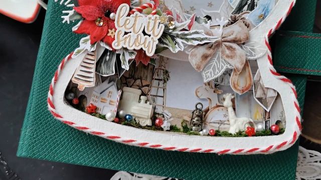 Обзор декабрьского дневника/Шар 4 в 1/скрапбукинг смотреть онлайн