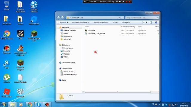 Como Baixar E Instalar Minecraft Alpha 1.2.6 Tutorial