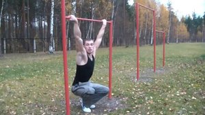 Обучалка , турник Царский выход на две ( Выход ангела)