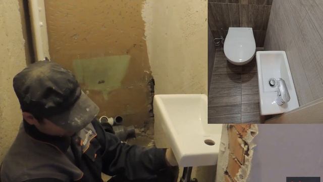 Мойка над стиральной машинкой (сверху) и другие нюансы ремонта. смотреть онлайн