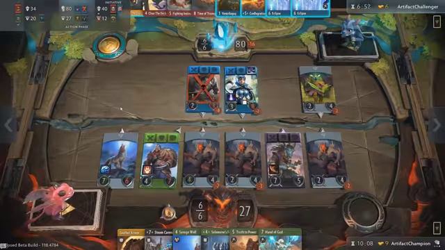 Artifact - новая карточная игра от VALVE. Gameplay #1 смотреть онлайн
