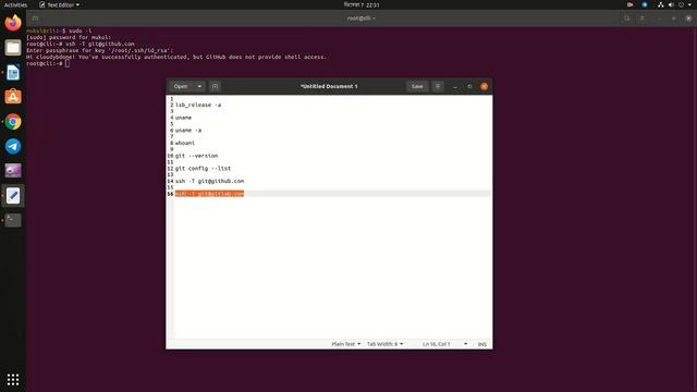 I Will Do Git Setup Into Ubuntu Linux смотреть онлайн