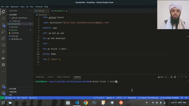 DevOps Project | Part #2 | Automatic Deployment Application | Pushing the AutoDep App to Docker смотреть онлайн