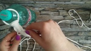 Кашпо из бельевого шнура легко и быстро.