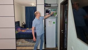 Шкаф-купе встроенный три двери