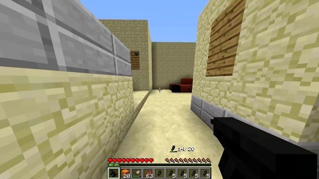 CS GO В МАЙНКРАФТЕ + У КОГО ДЛИННЕЕ СТОЛБ?! НА КАРТЕ ДАСТ 2на2 смотреть онлайн