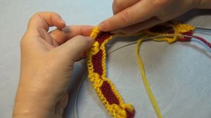 Вязание спицами домашние тапочки #81