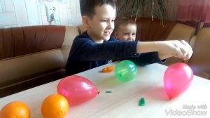 Лимонен.Опыты с воздушными шарами.Опыты для детей.