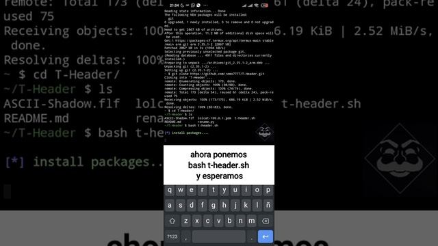Personalizando termux con T-Header смотреть онлайн