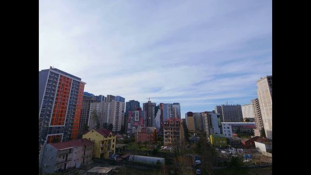 Небо над Батуми. 8 марта. таймлапс 2358 фото  1кадрв4с  50p  4к3 смотреть онлайн