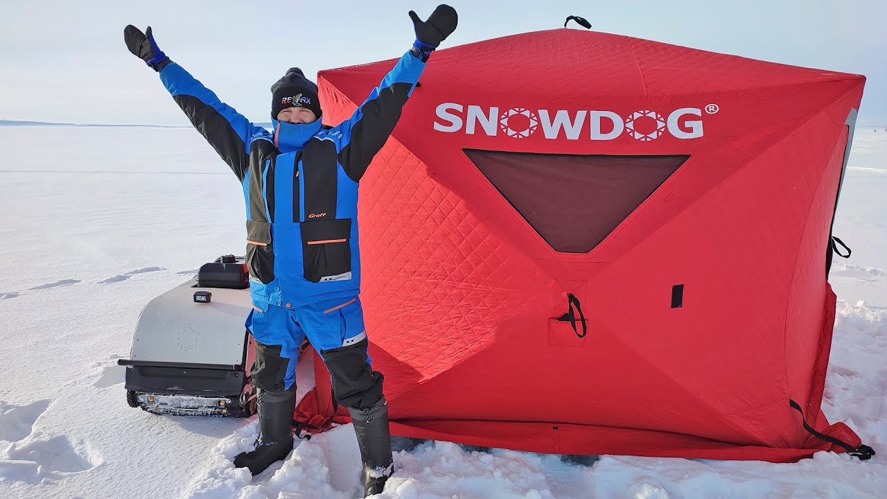 Палатка Snowdog Cube | зимняя рыбалка на Волге
