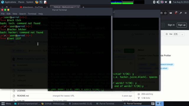How To Generate Target Based Wordlist or password list in kali linux hindi || Cupp tool |#kalilinux смотреть онлайн