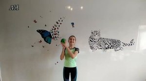Домашнее занятие. Варианты упражнений с малым мячом на координацию.