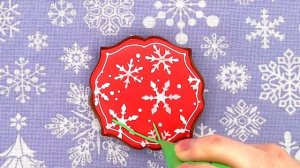 Мастер-класс Новогодние пряники ТРАФАРЕТЫ для ПРЯНИКОВ ☆ Простое украшение