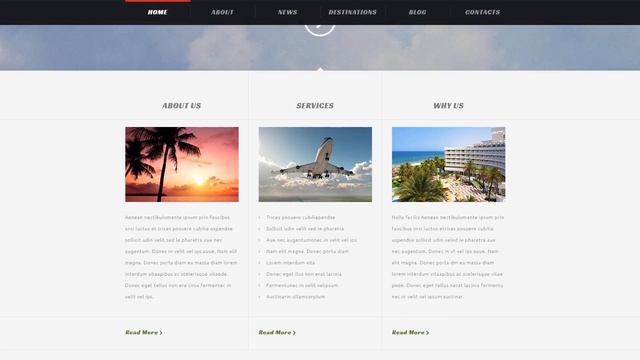 Travel Agency Responsive WordPress Theme by WT Website Template - 54044 смотреть онлайн