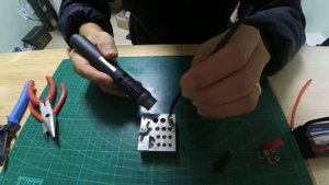 Soldering xt150 connectors By Torch (토치를 이용한 XT150 커넥터 작업)