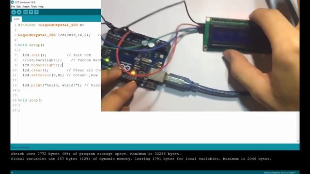 Arduino Tutorial for Beginners 12 - How to Use an LCD Display