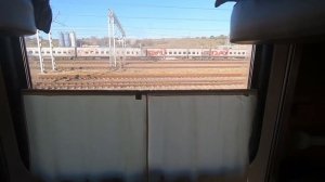 ЭТО ОТВРАТИТЕЛЬНО: РОЗЕТОК НЕТ, ТИТАН НА УГЛЯХ, ПРИВЕТ ИЗ 70-80х КУПЕ РЖД В МОСКВУ 109/110 АНАПА