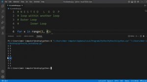16 Python Nested Loops | Nested Loops in Python | Part A