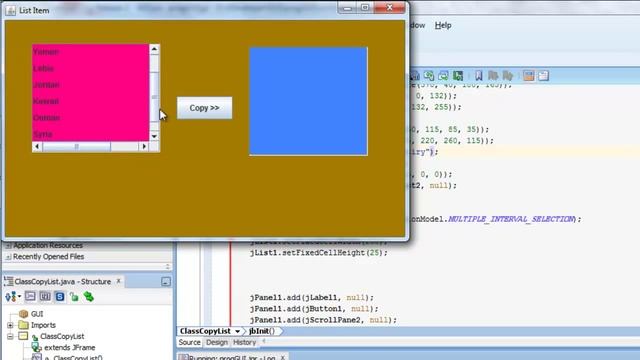 j2se091- Move Data between two Lists смотреть онлайн