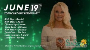 June 19th Zodiac Horoscope Birthday Personality - Gemini - Part 2