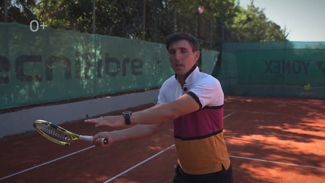 Открытая стойка справа.Теннис.Обучение. смотреть онлайн