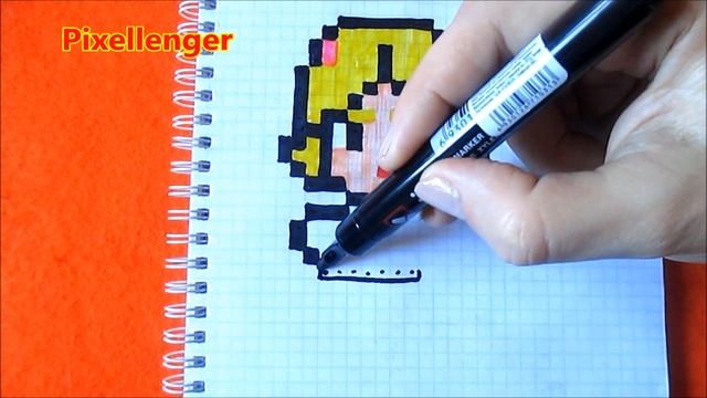 Пайпер Бравл Старс Как рисовать по клеточкам How to Draw Piper Brawl Stars Pixel Art смотреть онлайн