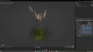 Blender Simple Wind Effect with Geometry Nodes