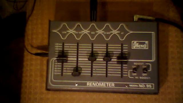 Ibanez Renometer no 95 equalizer from 1975. смотреть онлайн