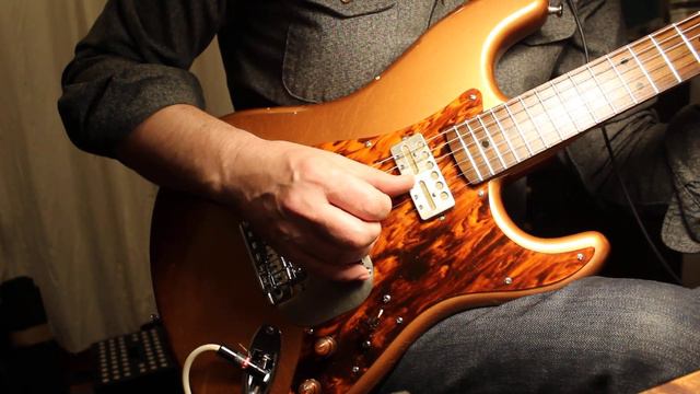 Waterslide Guitars S-Style Coodercaster Copper Nitro, Mojo Lap Steel & Teisco-Spec Gold Foil Pickup смотреть онлайн