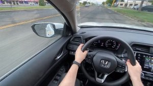 2020 Honda insight POV test drive - impressive Car!
