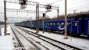 Электропроезд ЭД4м-0363 "РЭКС-экспресс" (ТЧ-7) cкорый пригородный поезд №7103, Голутвин - Москва.