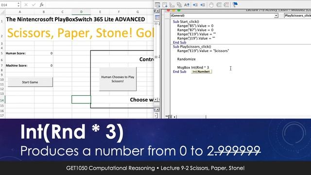 GET1050 Lecture 9-2 Scissors, Paper, Stone! смотреть онлайн