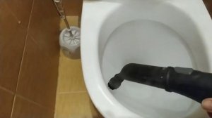 Очистка унитаза парогенератором Karcher SC 4