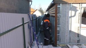 Наружное утепление и монтаж Блок-Хауса.