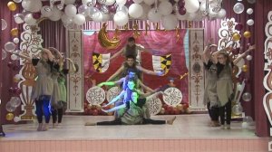 Языческий танец с бубнами. Танец на праздник в школе!