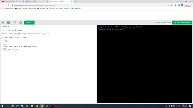 Biểu thức chính quy | Python RegEx смотреть онлайн