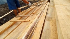 Изготовление лесенок для монолитных стен в  арболит