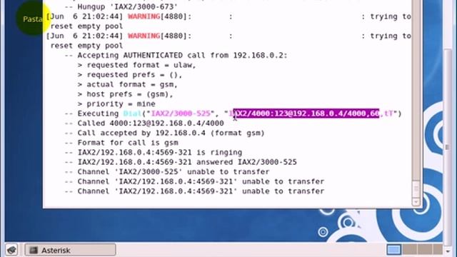 Asterisk - Java - IAX TRUNK parte 3.avi смотреть онлайн