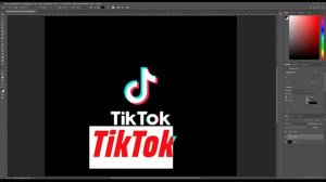 Как сделать эффект текста как логотип ТикТока в Photoshop? Есть решение?