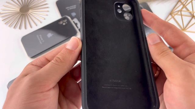 Квадратный чехол на iPhone 11 (Black) смотреть онлайн