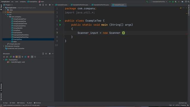 5.2 Initializing Array Variables