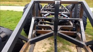 Вездеход на шинах трекол.первая примерка колес....