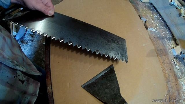 развод ножовки топором за минуту. смотреть онлайн